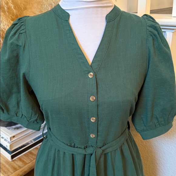 Baltic Born Camille Layered Puff Sleeve Maxi Dress Size Small - Picture 5 of 10